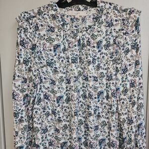 LOFT Women's Floral Blouse - Multicolor